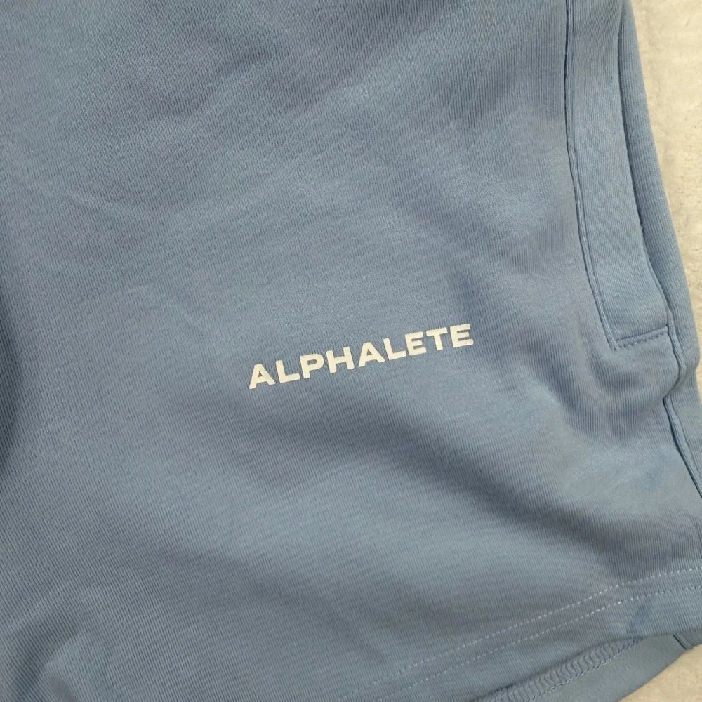 Alphalete‎ Identity Shorts Womens Small Light Blue AL21-1062 Drawstring NWT